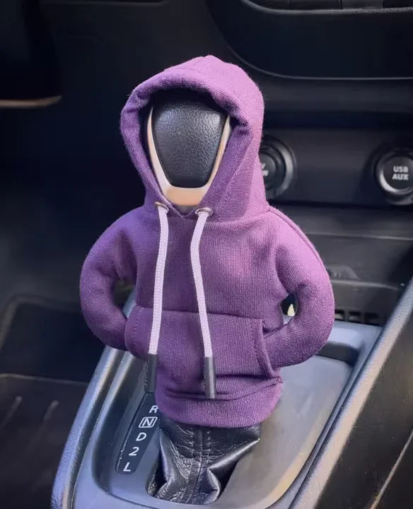 Hoodie Universal Car Shift Lever Interior Decor Gear Shift Hoodie Cover Shift Cover Gear Handle Decoration Fits Manual Automatic