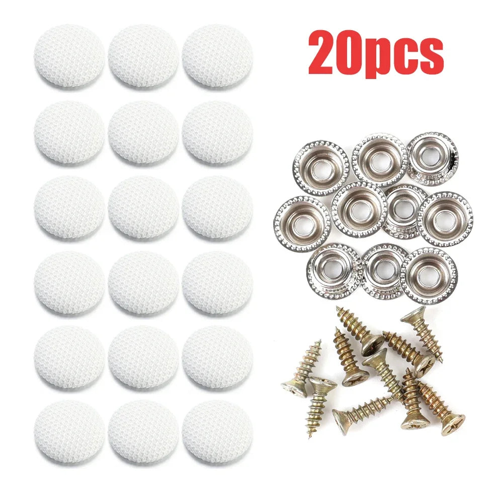 Car Interior Roof Fixing Buckles Screw Set Headliner Cloth Fabric Rivets Retainer Buckle Fastener Auto Accessories