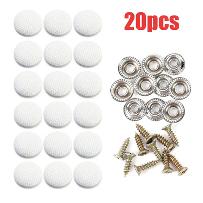 Car Interior Roof Fixing Buckles Screw Set Headliner Cloth Fabric Rivets Retainer Buckle Fastener Auto Accessories