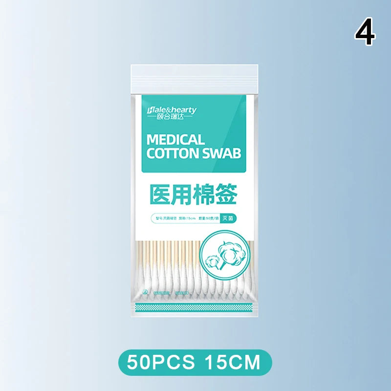 15-100pcs Women Beauty Makeup Cotton Swab Cotton Buds Make Up Wood Sticks Nose Ears Cleaning Cosmetics Health Care