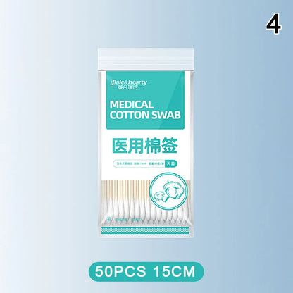 15-100pcs Women Beauty Makeup Cotton Swab Cotton Buds Make Up Wood Sticks Nose Ears Cleaning Cosmetics Health Care