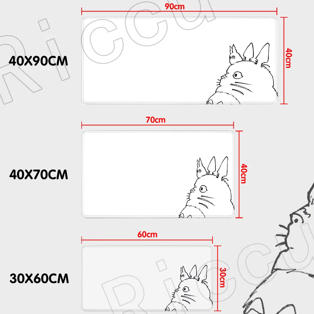 HD Xxl Office Computer PC Accessories 400X900mm Table Mat Gaming Kawaii Cat Mouse pad chinchilla Gamer Large Dragon Desk mat