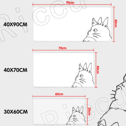 HD Xxl Office Computer PC Accessories 400X900mm Table Mat Gaming Kawaii Cat Mouse pad chinchilla Gamer Large Dragon Desk mat