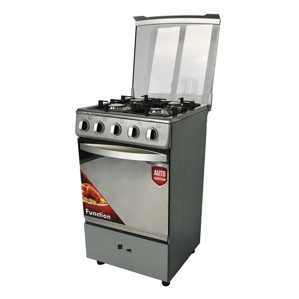 New Kitchen Family Baking Cooking Appliances ga Range Free Standing Oven With Grill Four Burners ga Stove