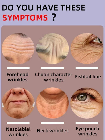 Facial Anti-Wrinkle Serum Fade Fine Lines Anti-Aging Whitening Moisturizing Remove Freckles Brighten Facial Skin Care