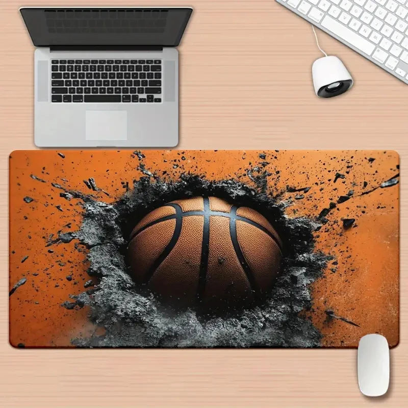 Basketball pattern Mouse Pad  Computer Office Game Table Mats XXL Rubber Anti-slip Gaming Keyboard Long Desk Pads playmat