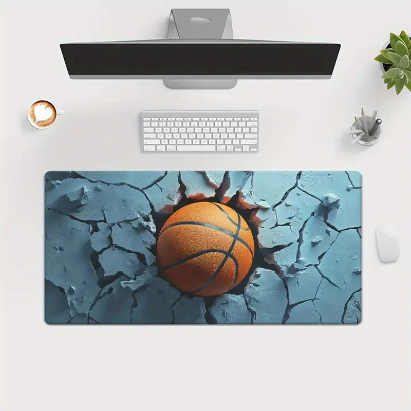 Basketball pattern Mouse Pad  Computer Office Game Table Mats XXL Rubber Anti-slip Gaming Keyboard Long Desk Pads playmat