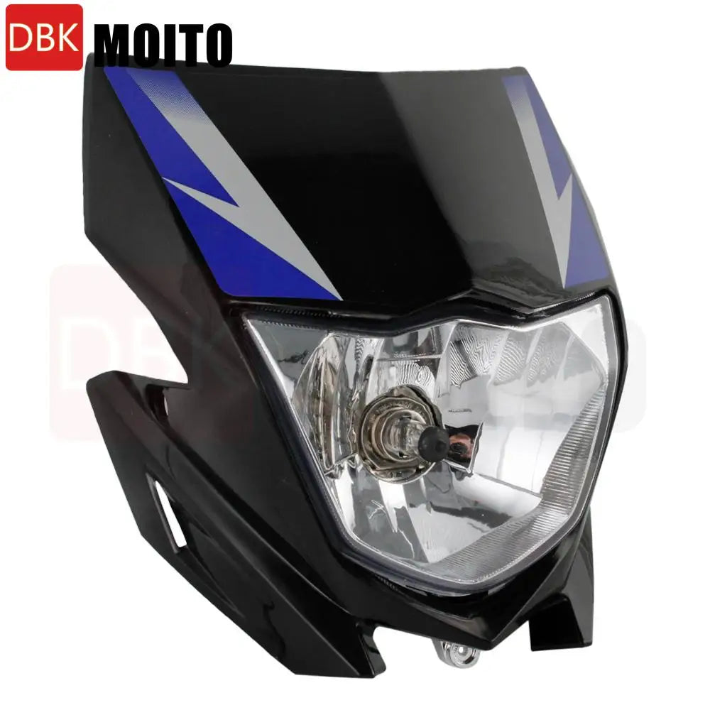 Headlight Assembly For Yamaha XTZ125 Fairing Motorcycle Headlamp Enduro Accessories Dirt Bike Head Lamp Motocross