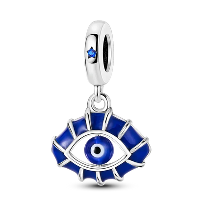Hot Sale 925 Silver Color Evil Eye Charm Demon Eye Bead For Original  Bracelet&Bangle DIY Making Fashion Jewelry Gift