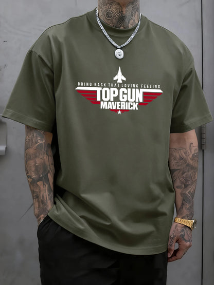 Top Gun Maverick Printing T Shirts Man Cotton Fashion T-Shirt Unisex Casual Oversize Clothes Soft Summer Trendy Street Tops