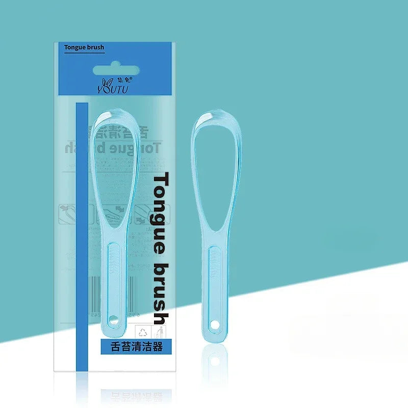 혀 스크레퍼 Hot 1PC Stainless Steel Tongue Scraper Cleaner Fresh Breath Cleaning Coated Tongue Toothbrush Oral Hygiene Care Tools