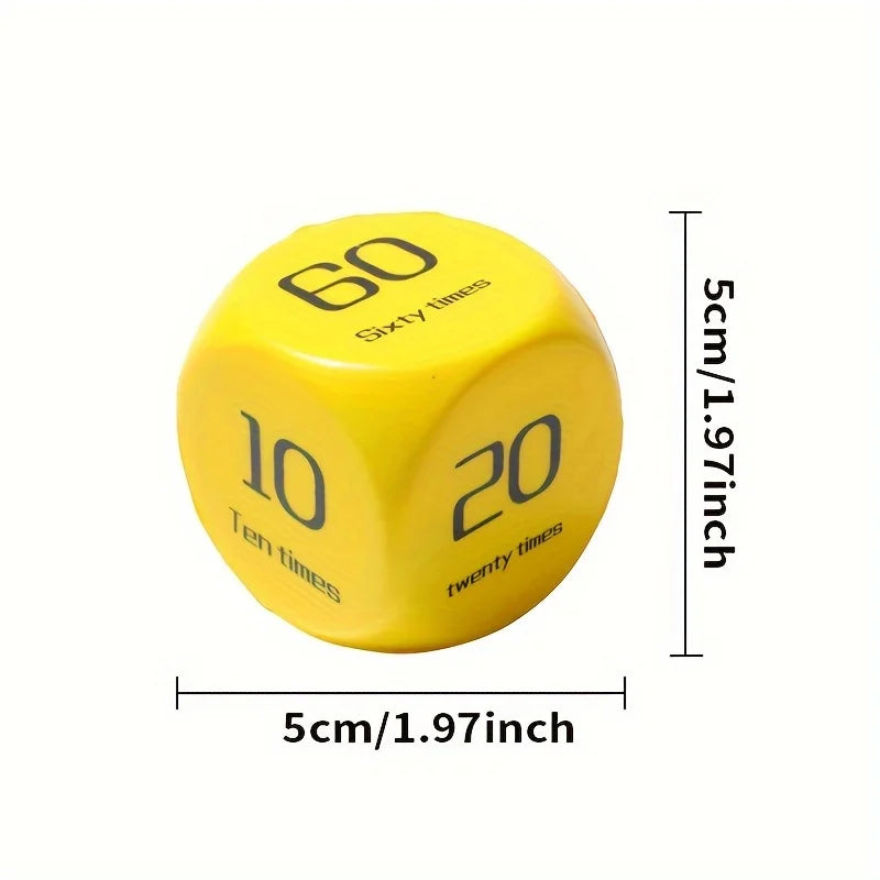 2 PC Fitness Dice Sports Dice (6 sides)-Games for group fitness and exercise classes