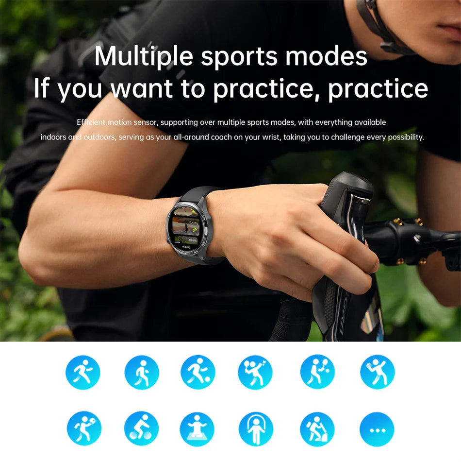 Smart Watch 5 Pro GPS NFC Smartwatch Men 360*360 AMOLED Screen Heart Rate Monitor Bluetooth Call IP67 Waterproof Men Smartwatch