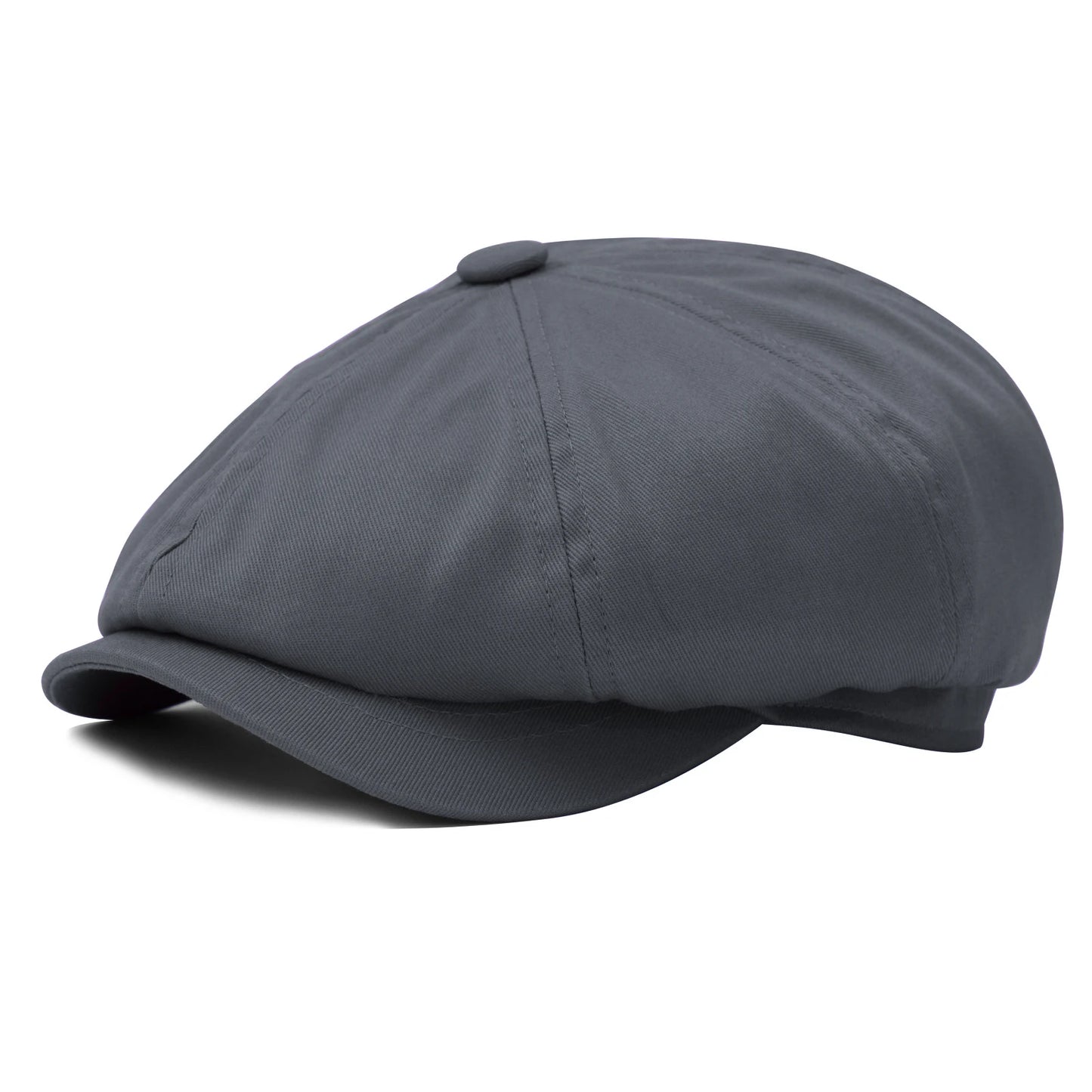 BOTVELA 100% Twill Cotton Newsboy Cap Men Women Classic Retro Hat Summer Autumn Lightweight Driver Cap 003