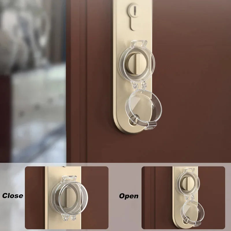 1/3/5Pcs Baby Safety Protection Door Lock Cover Home Bedroom Door Switch Anti-Locking Lid Kids Protective Products