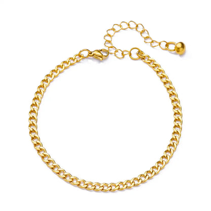 Zircon Cross Anklets For Women Gold Color Stainless Steel Cross Anklet Double Chain Summer Beach Party Jewelry Gift Accessories