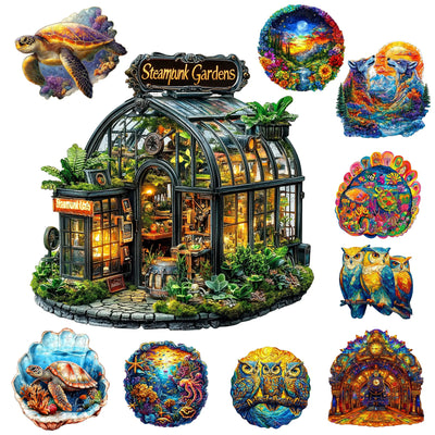 Fantasy Themed Wooden Puzzle Interesting Style Wooden Decor Christmas and Halloween Gift Toy for Teen and Kid