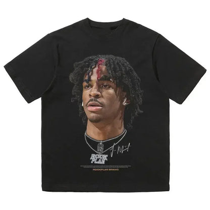 New Arrival Mens Clothes Tee Shirt Graphic T-Shirts Men Tshirt for Men Ropa Trend Youth American Street Hip-hop Basketball 70248
