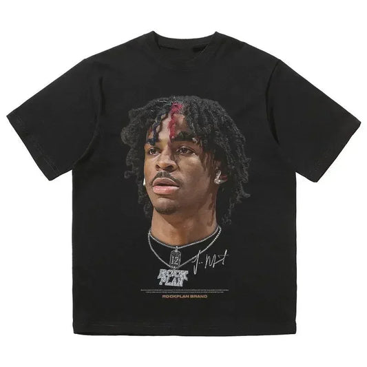 New Arrival Mens Clothes Tee Shirt Graphic T-Shirts Men Tshirt for Men Ropa Trend Youth American Street Hip-hop Basketball 70248