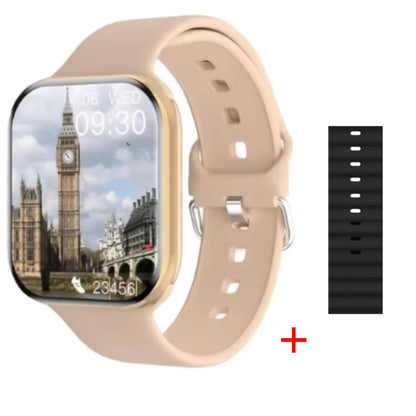 2025 NEW Smart Watch Wireless Charging Smartwatch Bluetooth Calls Men Women Watches Fitness Bracelet Custom Watch Face
