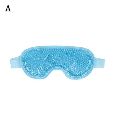 Gel Eye Mask Reusable Beads for Hot & Cold Therapy Soothing Relaxing Beauty Gel Eye Mask Sleeping Ice Goggles Sleeping Mask