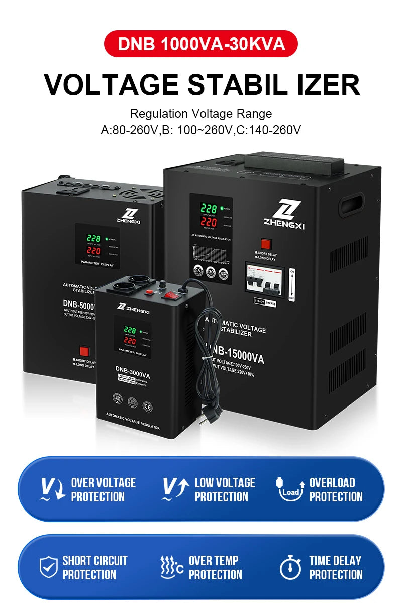 Houseuse  3000VA wall mounted AC220V Single Phase automatic voltage regulators/stabilizers home appliances