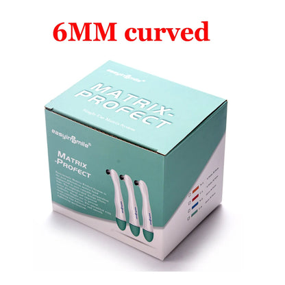 10/50pcs Dental Pro Matrix Bands Easyinsmile Preformed Adjustable Ring Matrices Molar Premolar 4.5/6MM Standard and Curved