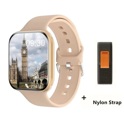 2025 NEW Smart Watch Wireless Charging Smartwatch Bluetooth Calls Men Women Watches Fitness Bracelet Custom Watch Face