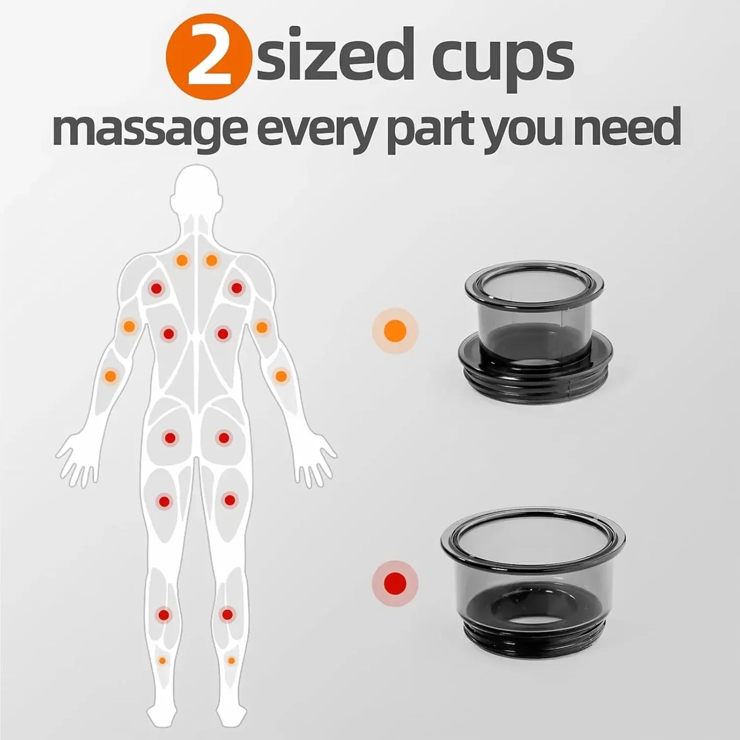 Smart Electric Vacuum Cupping Device Body Scraping Massager Heating Suction Cup Device Physical Fatigue Relief Beauty Health