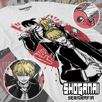 Chainsaw Man Peripherals T-shirt reze print tees Comfortable Oversized men women tops streetwear hip hop fashion Short sleeves