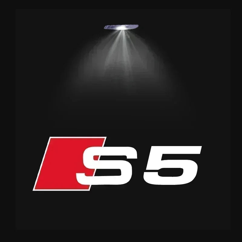 2/4Pcs Car Door Logo Light Led HD Projector Lamp For Audi A3 A4 B8 8P A6 C7 A5 Q5 B7 B6 B9 SLINE QUTTRO RS Q3 Q7 S3 S4 S5 S6 S8