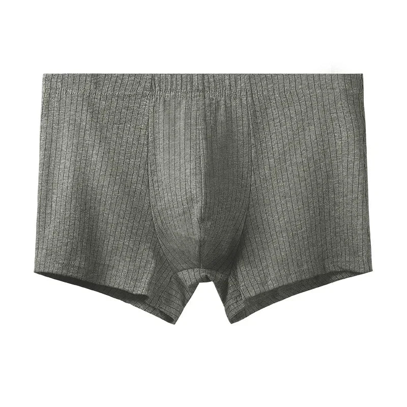 5pcs Men's pure cotton underwear. Simple-style men's cotton boxer shorts. Thin styles for summer. Comfortable