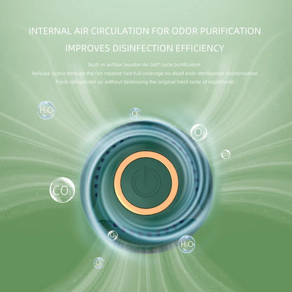Refrigerator Odor Remover Household Kitchen Purifier Ozone Sterilizer Cabinet Disinfection Odor Removal Air Purifier for Home
