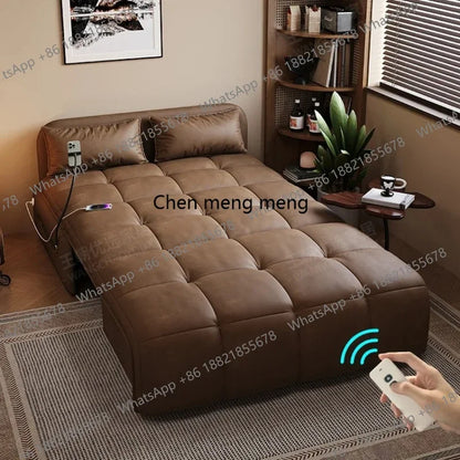 02M Luxury Multifunctional Couch European Latex USB Lounge Living Room Sofas Bed Chaise Foldable Divano Letto Furniture home Mod