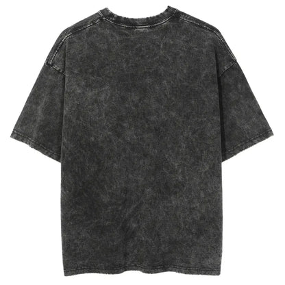 Mens Cotton T Shirt Casual Summer Short Sleeve Racing Car Graphic Print JDM Style Streetwear Comfortable Fashion Daily Wear Top