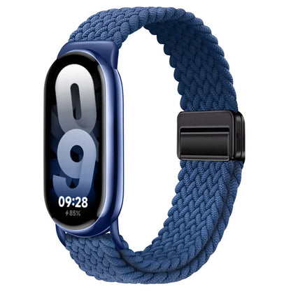 Braided Loop Strap For Xiaomi Band 9 8 Magnetic Buckle Mi band 9 Nylon Bracelet Comfortable Wristband For Mi Band 10 Accessories