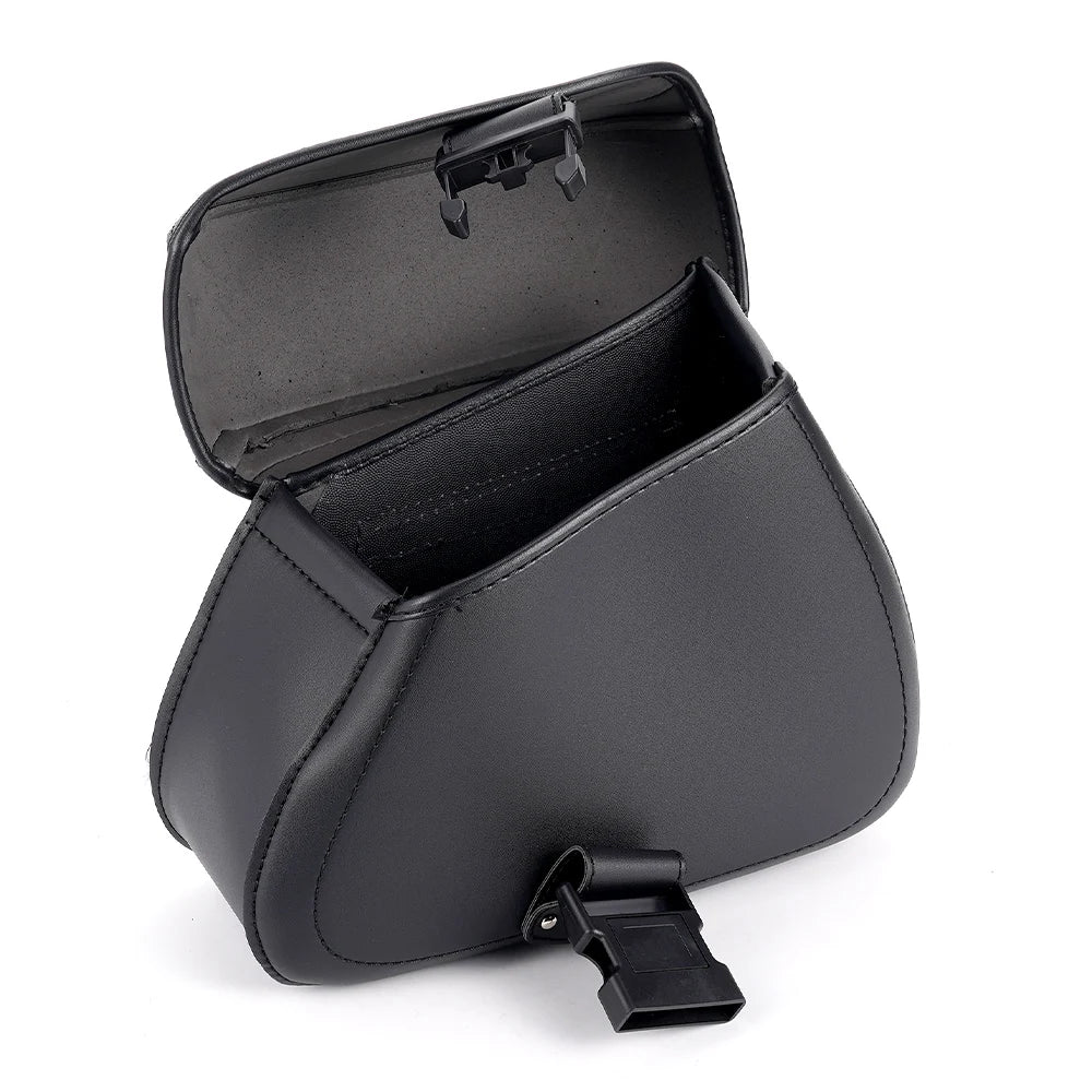 A Pair of 2 Black Motorcycle Hanging Bags, Suitable for Motorcycle Bags, Side Boxes, Side Bags, Tool Bags, Saddle Bags