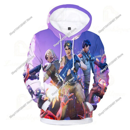 Children's Clothing Fortnite 3D Printed Unisex Hoodie Casual Coat Game Peripheral Cosplay Children Clothing Gifts