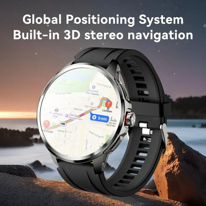 5G/4G Smart Watch 720*720 AMOLED 1.95 inch HD 900W Camera 8GB+128GB RAM 1990mAh Clock GPS WIFI Google APP Smartwatch Android 9.0