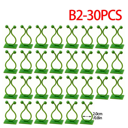 Plant Vine Traction Holder Invisible Plant Climbing Wall Fixture Clips Self-Adhesive Hook Indoor Outdoor Twisted or Fastened
