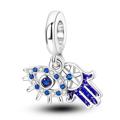 Hot Sale 925 Silver Color Evil Eye Charm Demon Eye Bead For Original  Bracelet&Bangle DIY Making Fashion Jewelry Gift