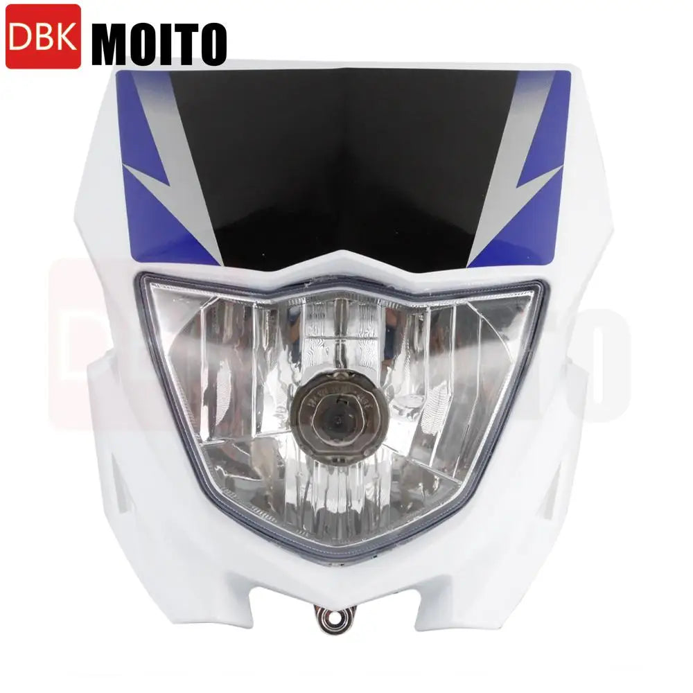 Headlight Assembly For Yamaha XTZ125 Fairing Motorcycle Headlamp Enduro Accessories Dirt Bike Head Lamp Motocross