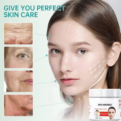 Facial Anti-Wrinkle Serum Eliminates Wrinkles Firms Skin Removes Color Spots Diminishes Fine Lines Anti-Aging Essence Face Care