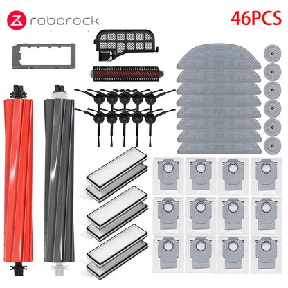 Roborock S8 MaxV Ultra Accessories Robot Vacuum Cleaner Main Side Brush Hepa Filter Mop Dust Bags Spare Parts