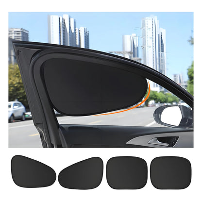 New Electrostatic Sun Visor for Car Side Window 4-Layer Sun Shade Curtains Anti-Glare UV-Blocker Auto Internal Blocker 99.9% UV
