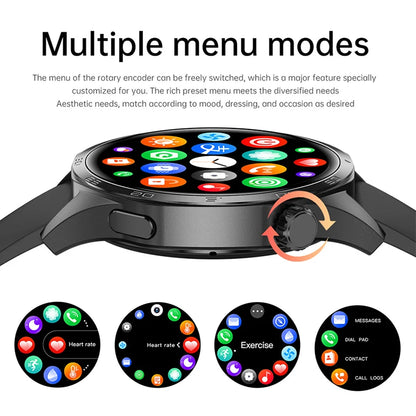 2026 New Watch 5 Pro GPS Track Smart Watch Men 360*360 AMOLED Screen NFC BT Call Waterproof Health Monitor Man Smartwatches IOS