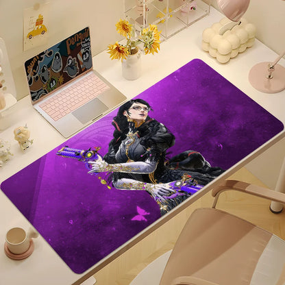 Game B-Bayonetta 3 S Mouse Pad Large Desk Mat Keyboard Ergonomic Office Rubber Game PC Non-slip Anti-fray Home Custom Best Price