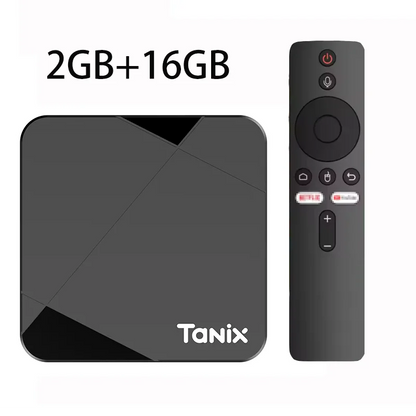 Tanix TX5 Android 14 TV Box Quad Core Amlogic S905Y5 2.4G 5G Wifi BT 4K HDR 3D Media Player