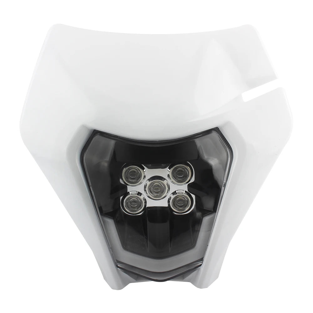 Motorcycle Headlight Plate LED Headlamp for KTM EXC EXCF SX XC 150 250 350 450 Fairing Dirt Bike Motocross Accessories Enduro