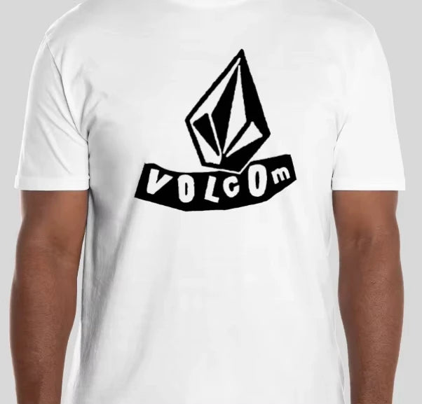 Volcom Men Women Cotton T-shirt Luxury Brand Fashion Big Size Top Casual Short Sleeve Streetwear Classic Print Loose Tee 2025